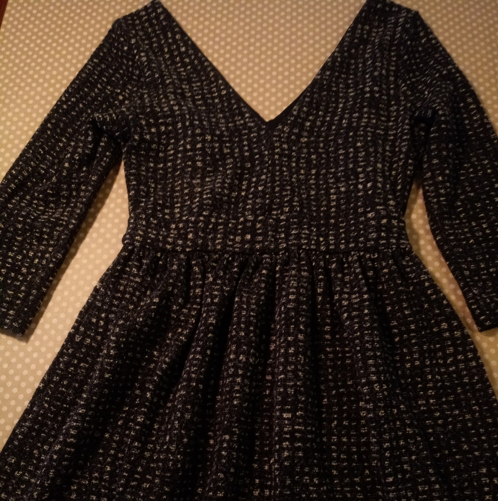 Alya - Dress, Black and White